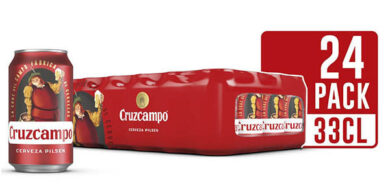 Chollazo Pack x24 Latas Cerveza Cruzcampo por sólo 9,99€ (-41%) ¡A 0,42€ cada una!