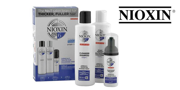 Kit Tratamiento revitalizador capilar Nioxin 6 Color Safe barato en Amazon