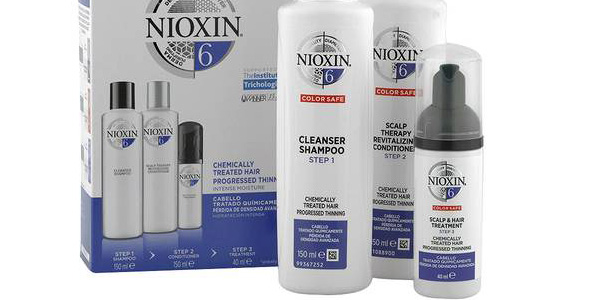 Kit Tratamiento revitalizador capilar Nioxin 6 Color Safe chollo en Amazon