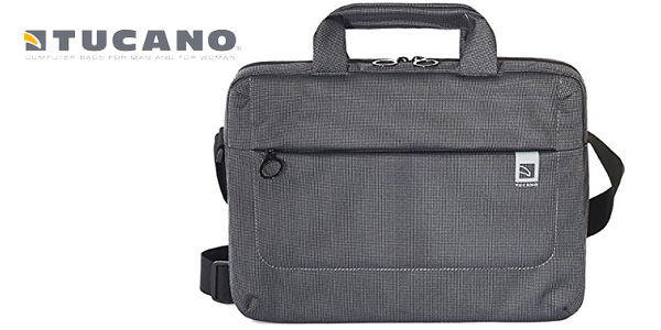 Maletín Tucano BS Loop 15,6" gris chollazo en Amazon
