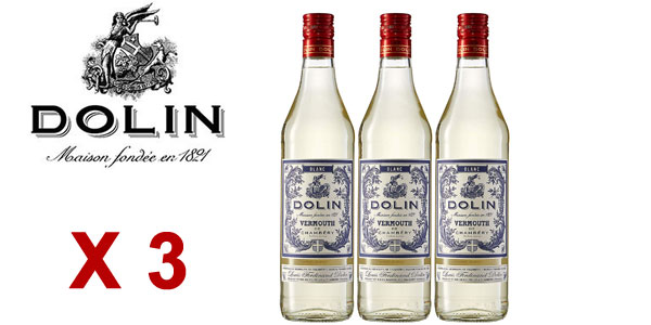 Dolin Blanc Vermouth de Chambéry - 3 botellas de 750 ml barato en Amazon