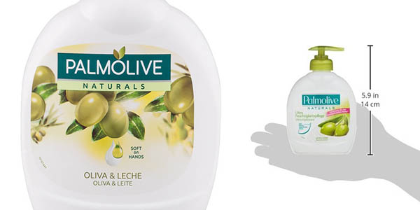 Palmolive gel de manos en formato dosificador con leche y aceite de oliva oferta