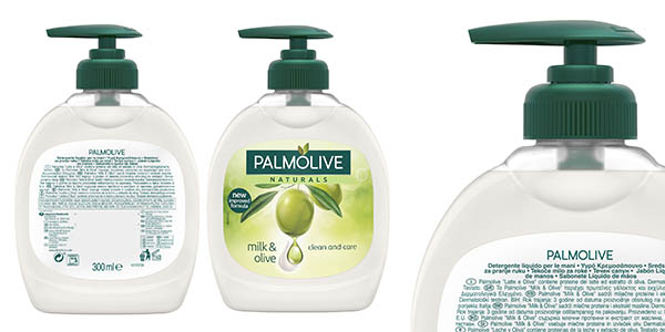 Palmolie leche y aceite de oliva gel de mano pack ahorro