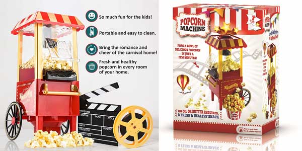 Palomitero retro Gadgy Popcorn Machine chollazo en Amazon
