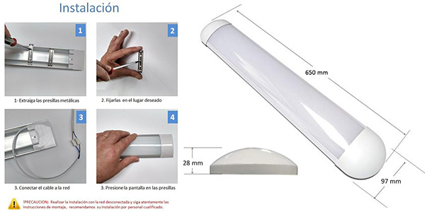 Luz LED con pantalla integrada Atomant Plus de 60 cm y 36 W chollazo en Amazon