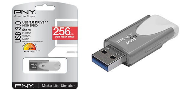 Pendrive PNY USB 3.0 de 256 GB