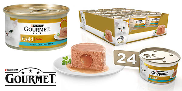 Purina Gourmet Gold Fondant latas de comida para gatos baratas