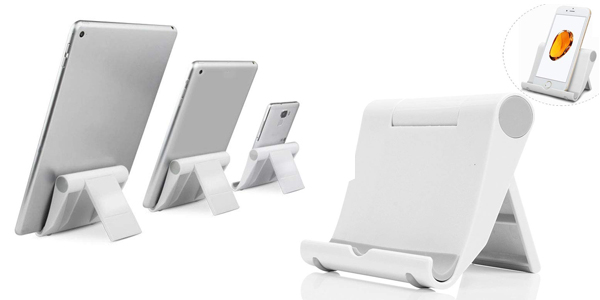Soporte para smartphone o iPad tablet Dosige sobre mesa barato en Amazon