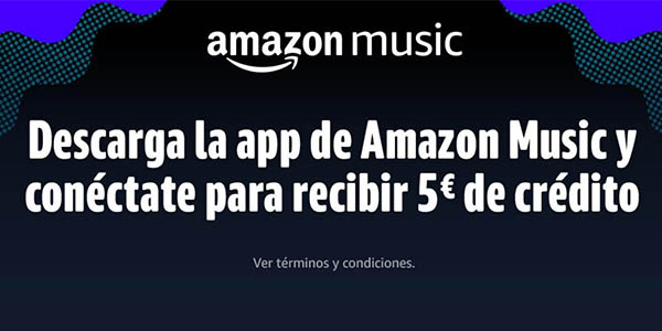 Amazon Music promoción aplicación móvil