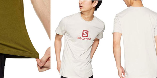Camiseta Salomon Coton Logo SS Tee barata en Amazon