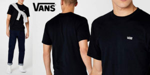 Camiseta manga corta Vans Left Chest Logo tee barata en Amazon