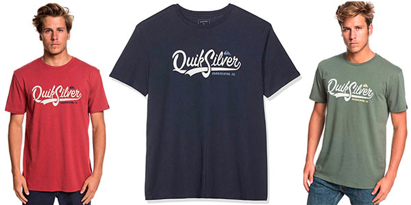 Chollo Camiseta estampada Quiksilver Quik Pool para hombre 