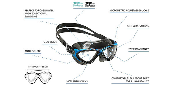 Cressi Planet Swim Goggles gafas de natación oferta