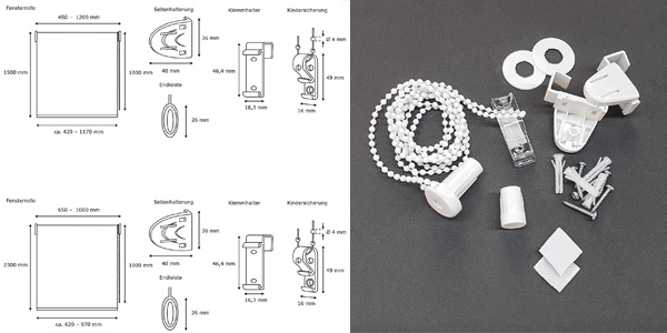 Estor opaco Victoria M. Klemmfix para ventana chollazo en Amazon