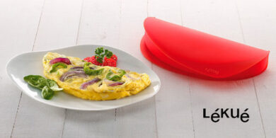 Recipiente Lékué para cocinar tortillas francesas en microondas barato en Amazon