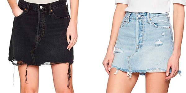 Falda Levi's Deconstructed Skirt para mujer barata