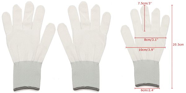 Pack x6 pares de guantes de protección de seguridad de algodón Pigupup chollo en Amazon