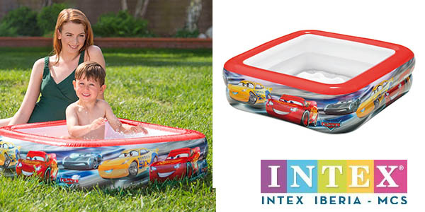 Intex piscina para bebés diseño de Cars oferta
