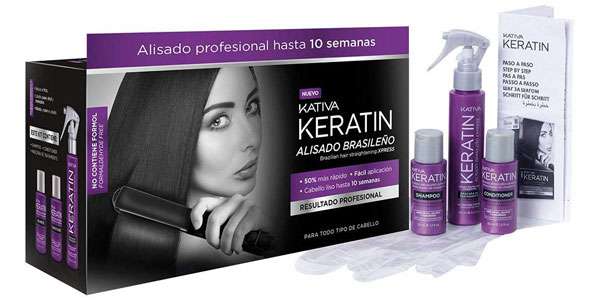 Kit Kativa Keratin Alisado Brasileño Xpress barato en Amazon