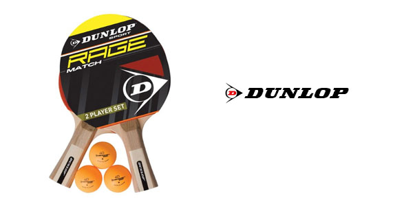 Kit de Ping Pong Dunlop AC Match 2 barato en Amazon