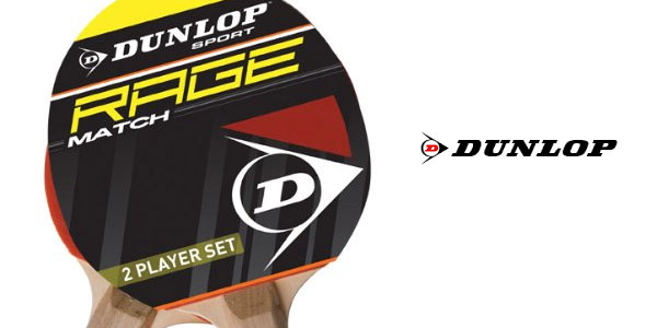 Kit de Ping Pong Dunlop AC Match 2 en oferta en Amazon