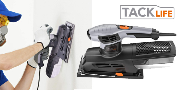 Lijadora Orbital Tacklife 300W 6000-12000RPM barata en Amazon