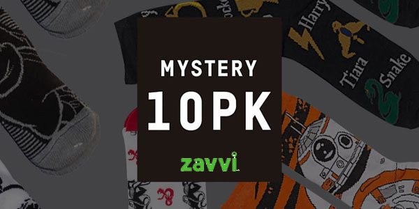 Pack x10 Pares Calcetines frikis misteriosos baratos en Zavvi
