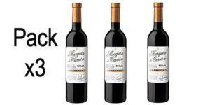 Set 3 botellas Marqués de Carrión Reserva D.O Rioja Vino Tinto de 750 ml/ud barato en Amazon