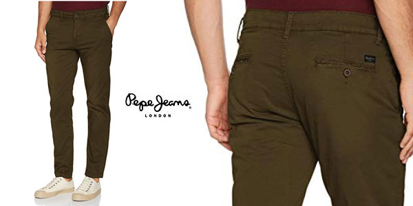 Pantalones chinos Pepe Jeans Sloane baratos en Amazon