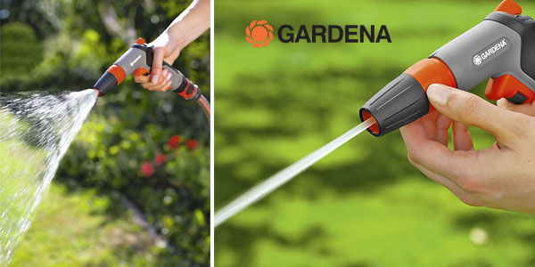 Pistola de limpieza multichorro Gardena 18301-20 gris chollo en Amazon