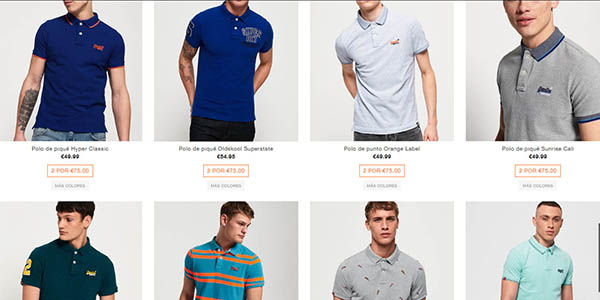 polos para hombre Superdry ofertas