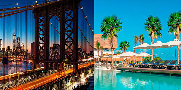 ▷ Viaje a Nueva York y Riviera Maya desde sólo 1.206€ incl. vuelos y 7 noches de alojamiento ¡Con en México!