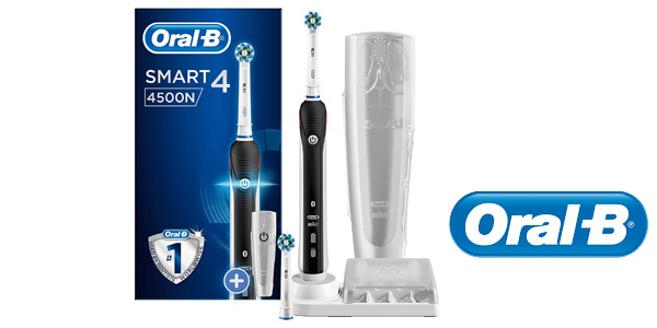 Cepillo de dientes eléctrico recargable Oral B Smart 4 4500 N barato en Amazon