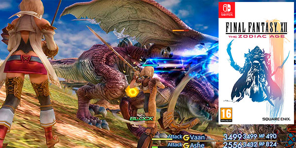 Chollo Final Fantasy XII: The Zodiac Age para Switch 