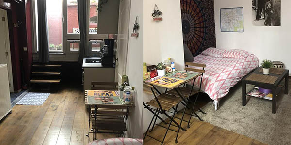 estudio céntrico en Bruselas relación calidad-precio estupenda
