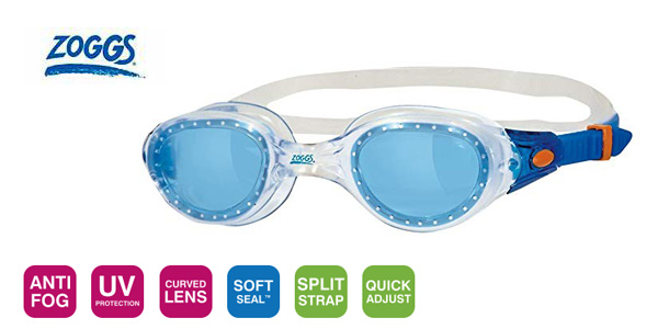 Gafas de natación Zoggs Phantom con lentes ahumadas baratas en Amazon