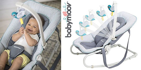 Silla hamaca de bebé con asas Babymoov A012433 de plegado y transporte fácil chollo en Amazon