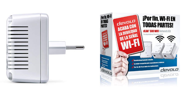 Kit PLC Devolo dLan 500 WiFi ES a buen precio en Amazon