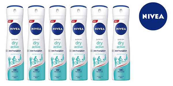Nivea Dry Active Spray desodorante pack ahorro