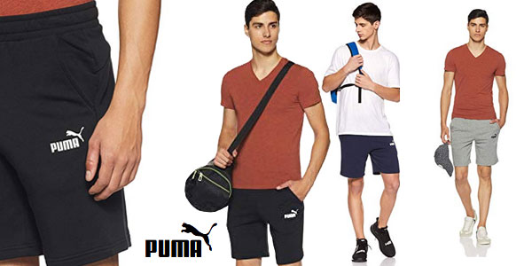Pantalones deportivos cortos Puma ESS Sweat TR baratos en Amazon