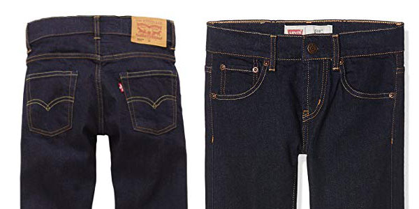 Pantalones vaqueros Levi's Jean 510 Skinny para niño chollo en Amazon