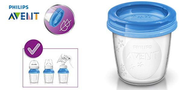 Pack x10 vasos Philips Avent (SCF618/10) de 180ml para alimentación infantil chollo en Amazon