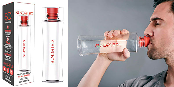 Chollo Botella estanca Sundried sin BPA de 750 ml