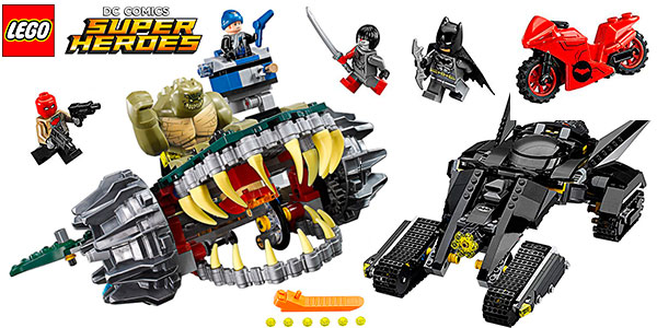 Chollo Set Golpe en las alcantarillas de Killer Croc de LEGO DC Super Heroes con 5 minifiguras