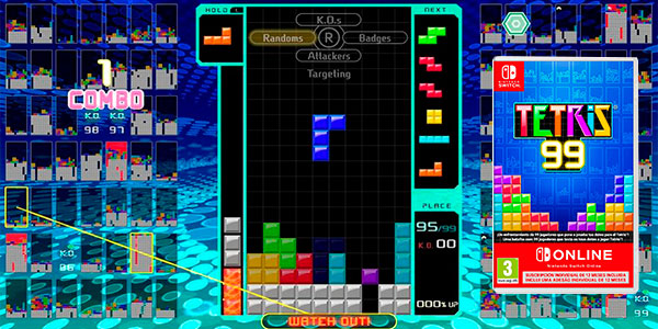 Reserva Tetris 99 + 12 meses de Nintendo Switch Online