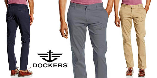 Dockers Pacific Field Khaki Slim pantalones chinos baratos