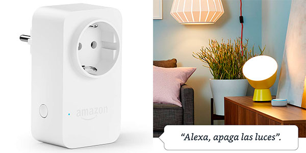 Enchufe inteligente Amazon Smart Plug con Wi-Fi compatible con Alexa barato