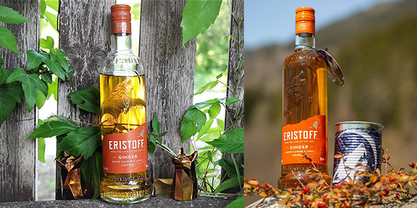 Pack de vodka Eristoff Ginger barato