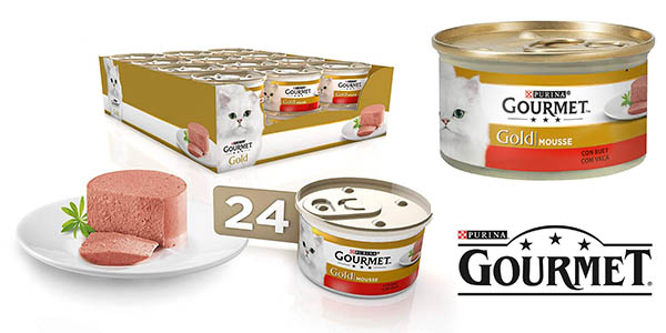 Purina Gourmet Gold Mousse buey pack ahorro