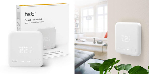 ▷ Chollo Termostato adicional Tado para control de calefacción inteligente  por sólo 79,99€ con envío gratis (-39%)